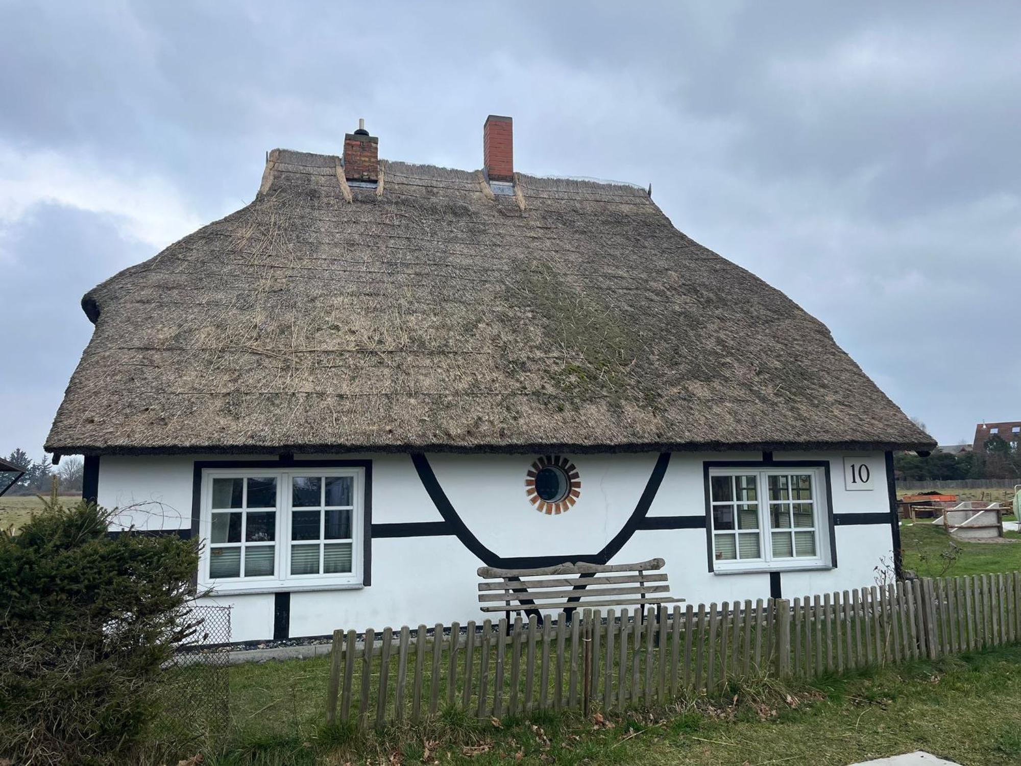 Вилла Urlaub Unterm Reetdach Auf Dem Darss Fuhlendorf  Экстерьер фото
